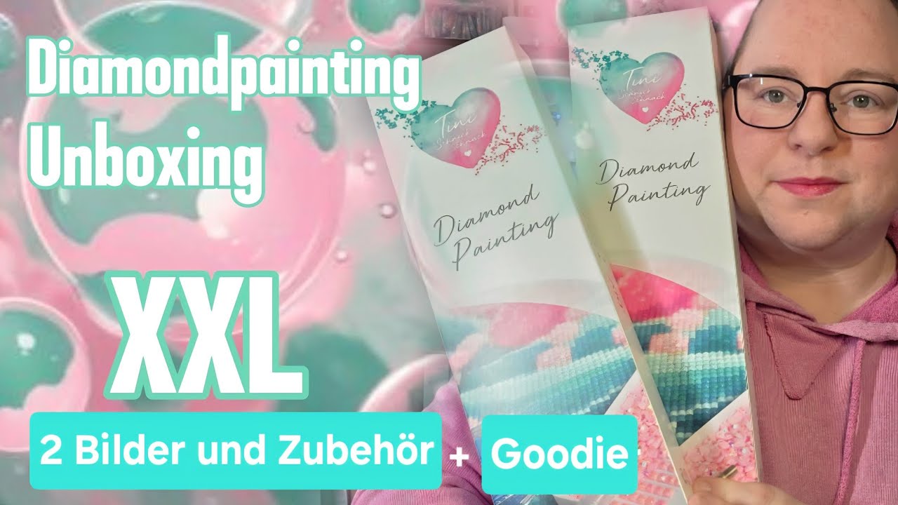 Meine 1. Diamondpainting Bestellung von Pummeleinhorn bei Tinischnickschnack