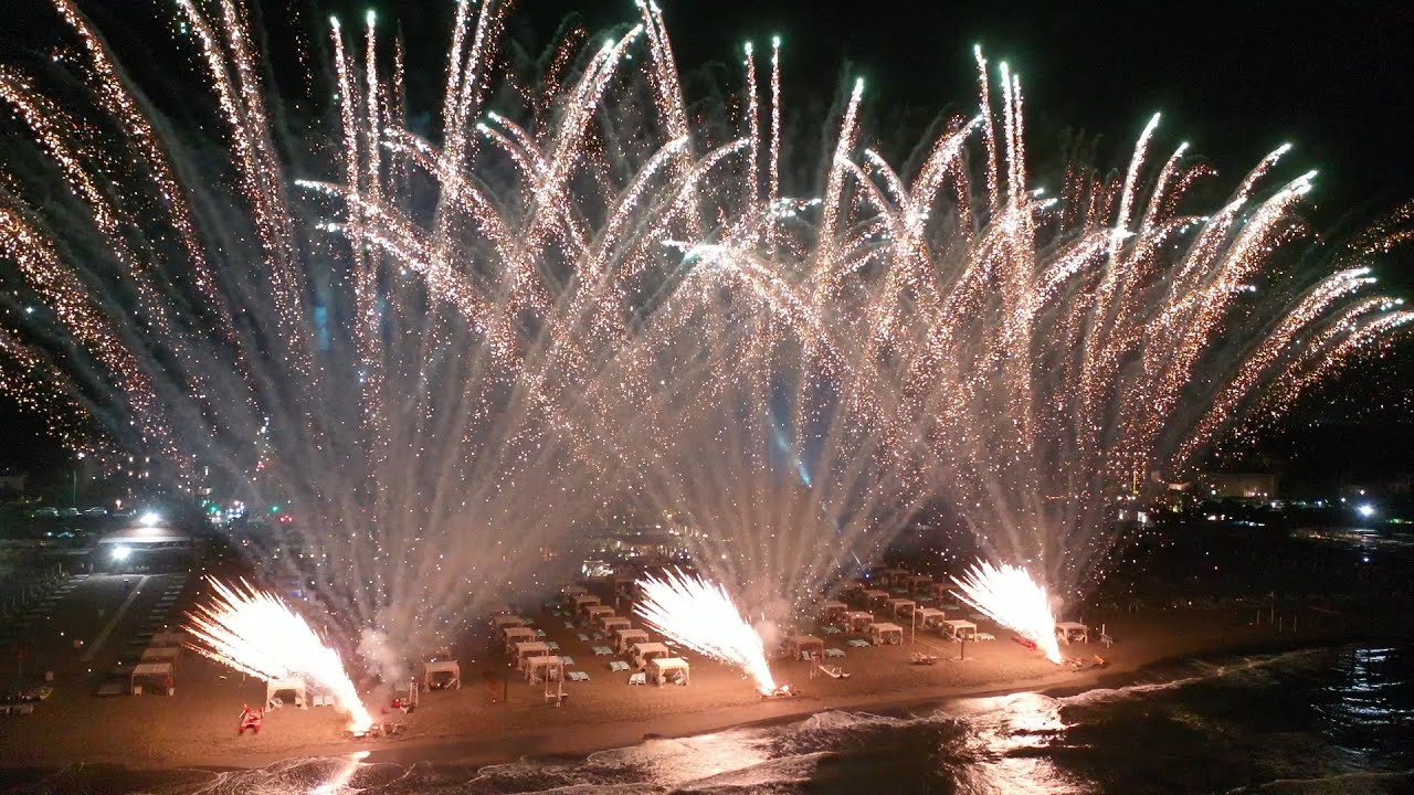 Con te partirò - Andrea Bocelli - piromusicale Diego fuochi d’artificio