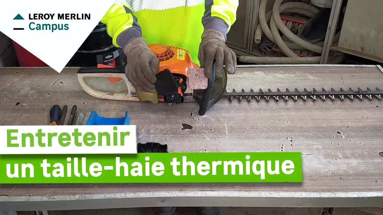 Comment entretenir un taille-haie thermique ?