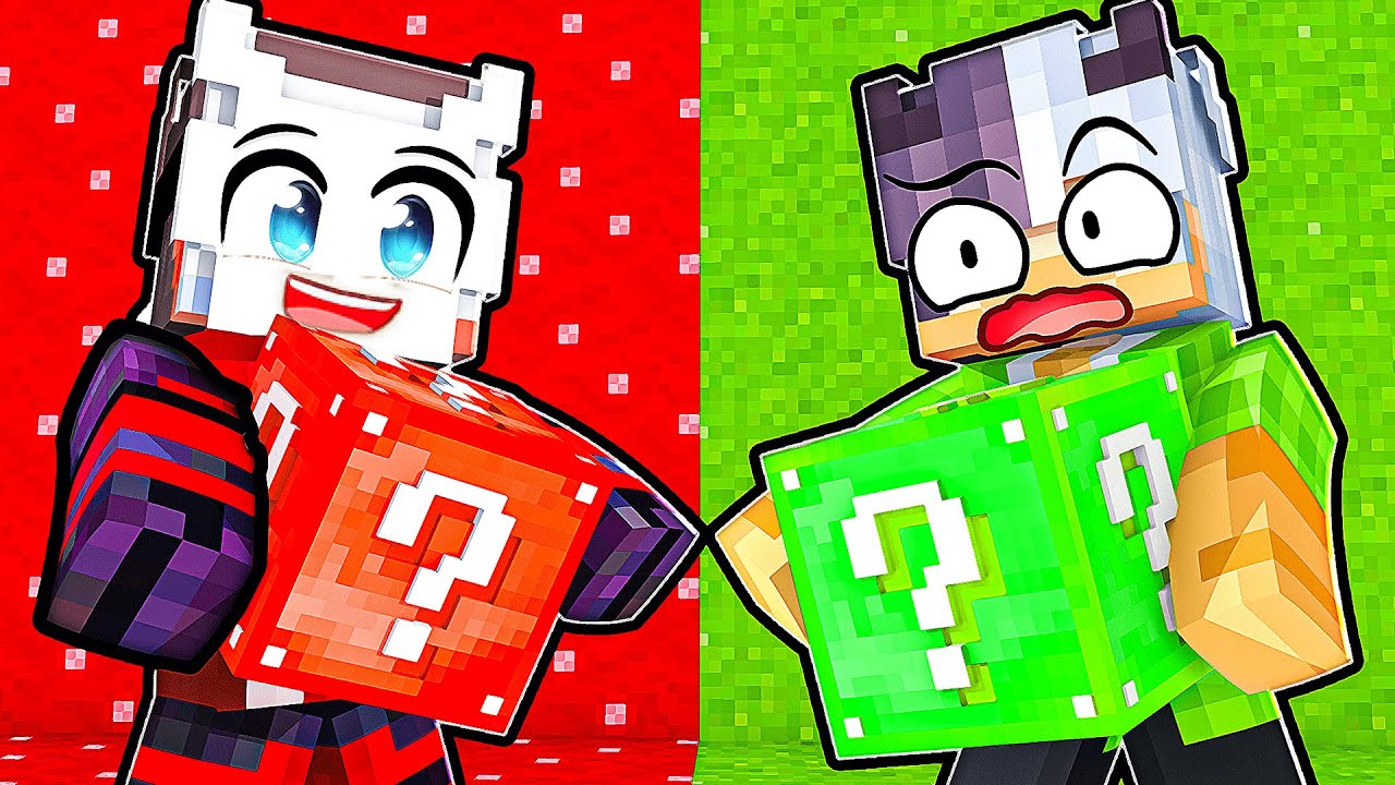 TEK RENK ŞANS BLOĞU! - Minecraft