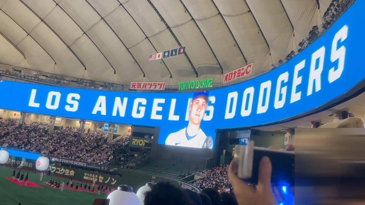 【現地映像】開幕2戦目 ドジャース【スタメン発表】