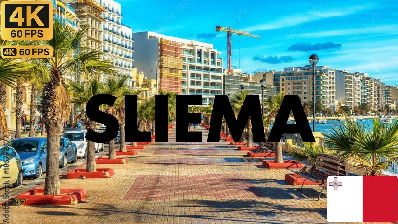 Sliema, Malta, Walking Tour 2025 4k #malta #walkingtour #sliema #2025 #4k