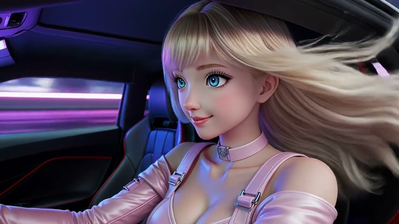 NEON GLITCH (V.I.P. NO-SHOW) Aigirl-Ver #Kling #suno #aicar #aigirl #CarMusic #UKGarage #EDM