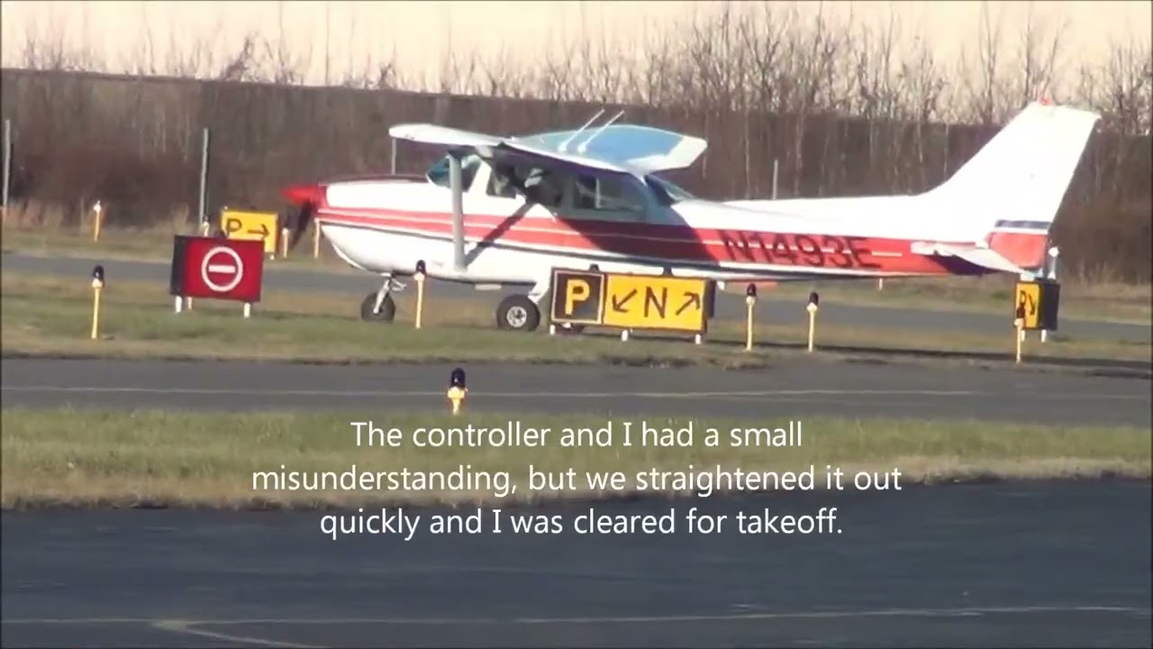 Solo flying at KCDW