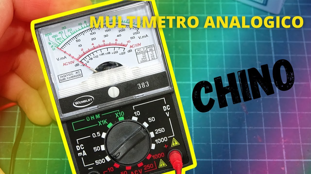 MULTIMETRO - Como leer las escalas - ( ANALOGICO )