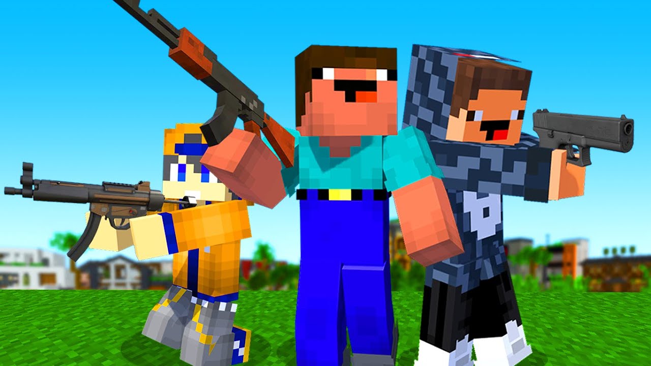ខ្ញុំធ្វើឲ្យ Minecraft ក្លាយជាហ្គេមបាញ់គ្នា (ឈុតក្រៅឆាក)