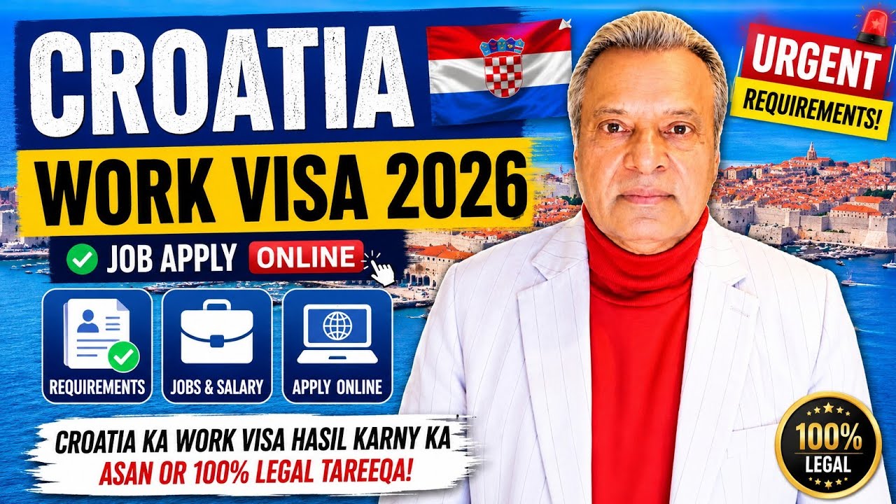 🇭🇷 Croatia Work Visa 2026 | New Requirements & Apply Online Step by Step (Latest Update)