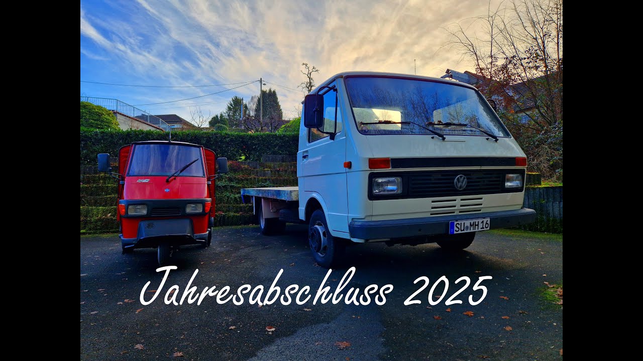 Kellerlacher Jahresabschluss 2025 | Trabant 601 | Piaggio Ape 50 | Motorroller | Schweden