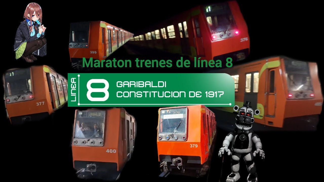 Maraton trenes mp 82 y nm 79 de la linea 8