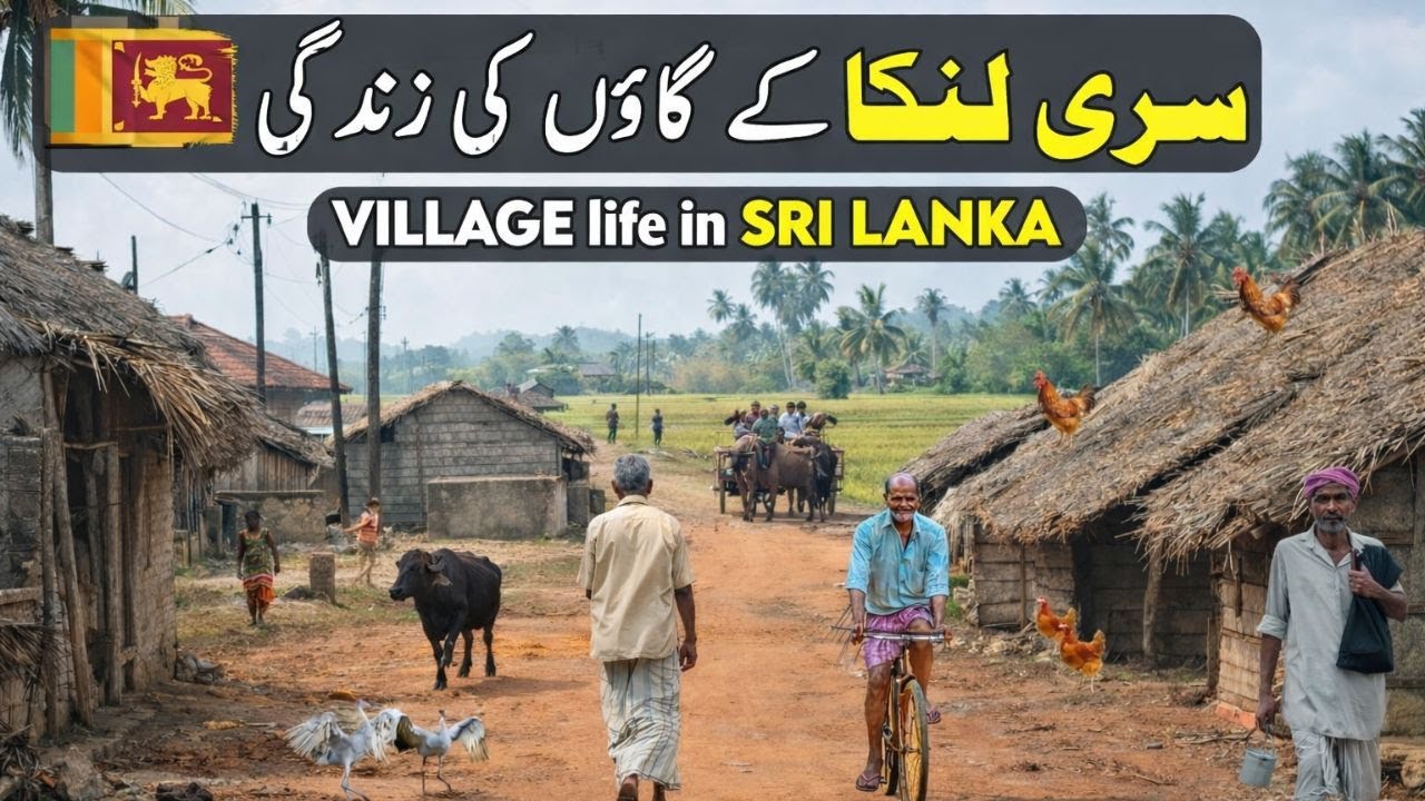 Sri Lanka 🇱🇰 Village life Documentary in Urdu and Hindi | سری لنکا کے گاؤں کی زندگی RZ INFO