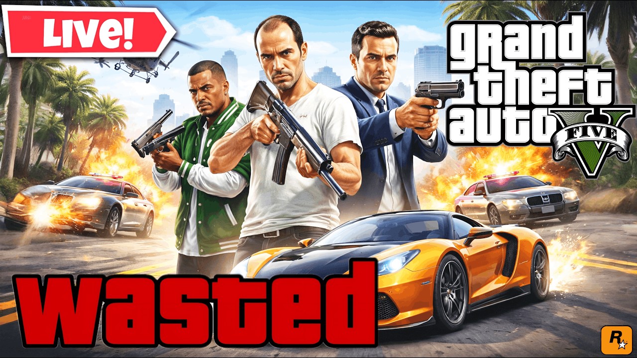 🔴LIVE — GTA 5 Story Mode full Chaos in LOS SANTOS