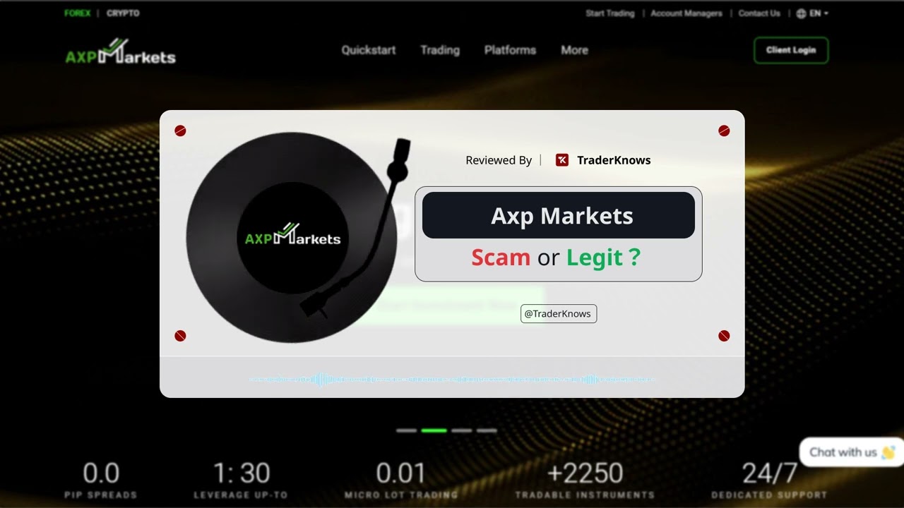 AXP Markets（axpmarkets.com）Scam Warning!