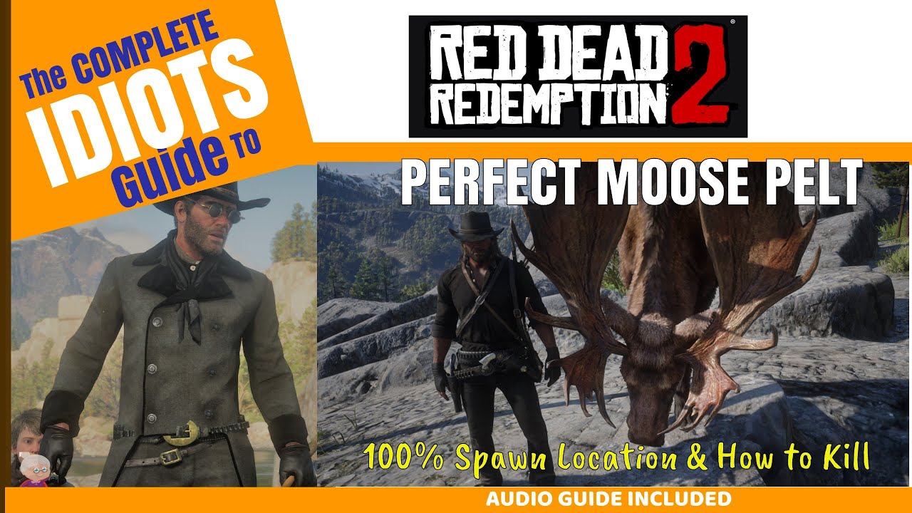 Perfect MOOSE Pelt - Full Audio Guide - Idiots Guide to RDR2