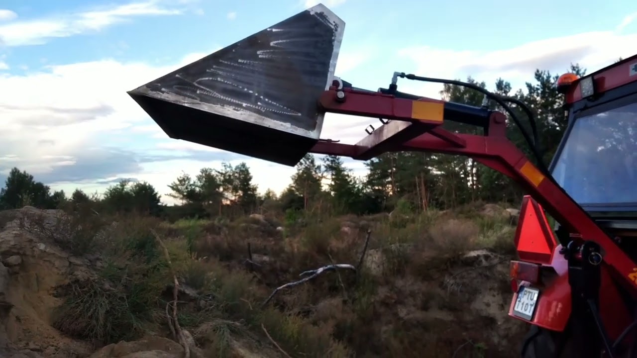 Ładowacz na tył test Łyżki 🚜🤔