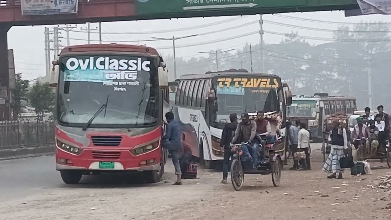 Nabinagar Bus Terminal | Nabinagar bus stand | নবীনগর দূরপাল্লার বাস টার্মিনাল | SAVAR Dhaka