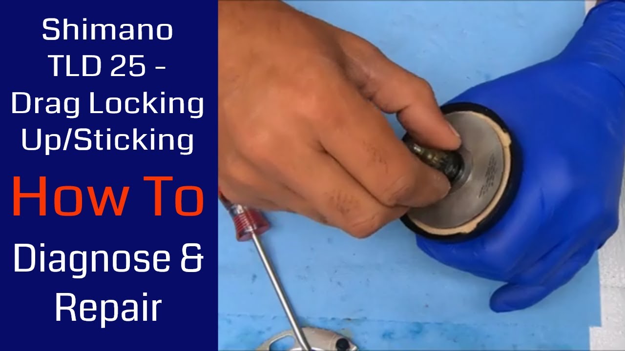 Shimano TLD 25 Drag Locking Up / Sticking. Problem diagnosis & fix: Fishing Reel Repair