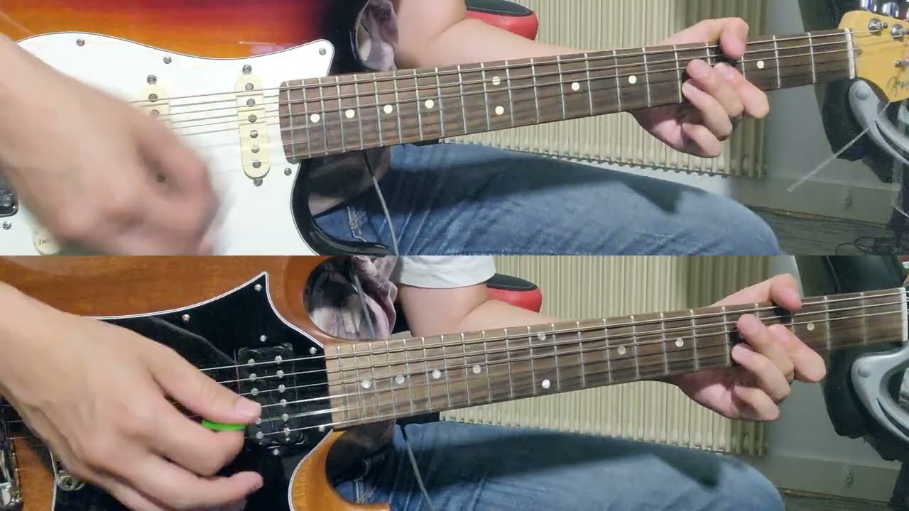 Téléphone - ça c'est vraiment toi riff & solo cover