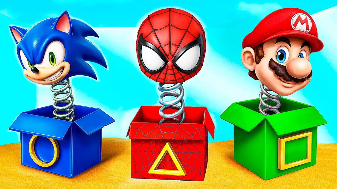 Mario contre Sonic dans Squid Game | Sonic 3 | Squid Game 3