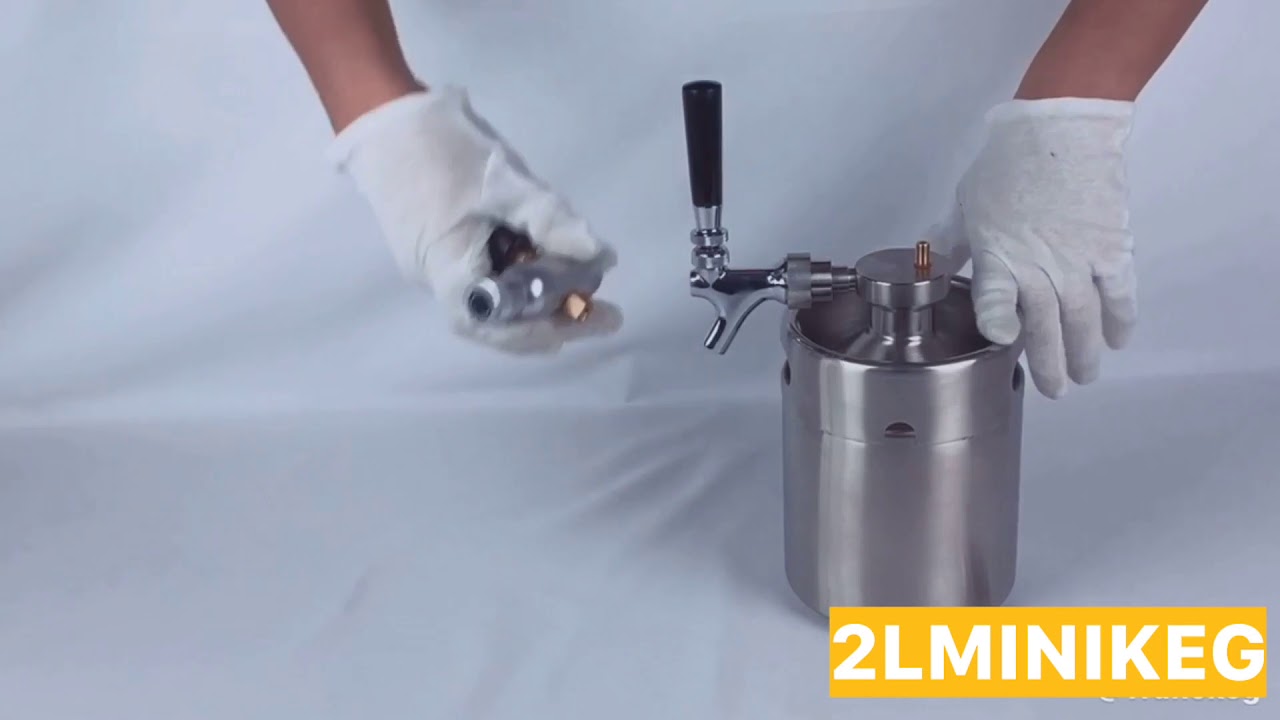 Brewer recommendation 304 stainless steel 2L mini keg  system