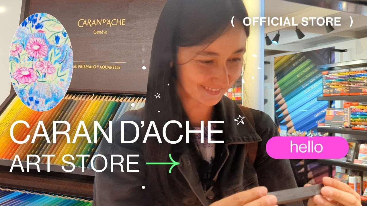 Exploring art supplies from Caran d'Ache 🇨🇭