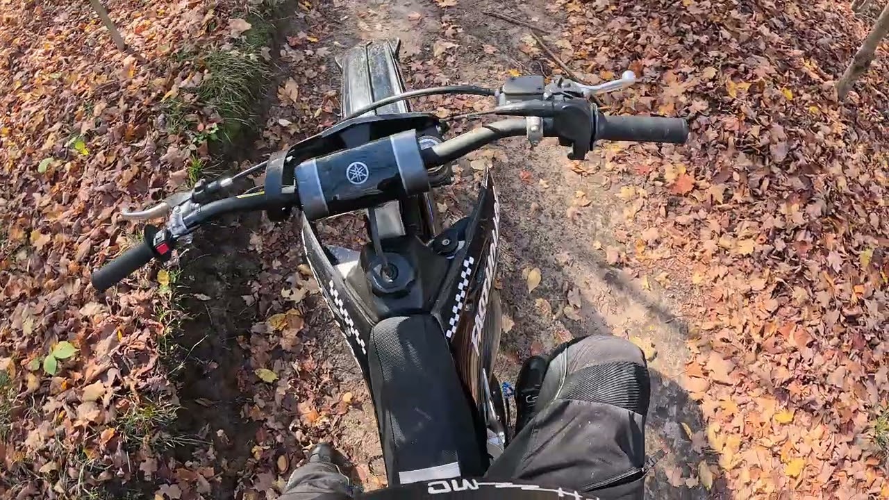 Yz250 brappin some Ontario trails 