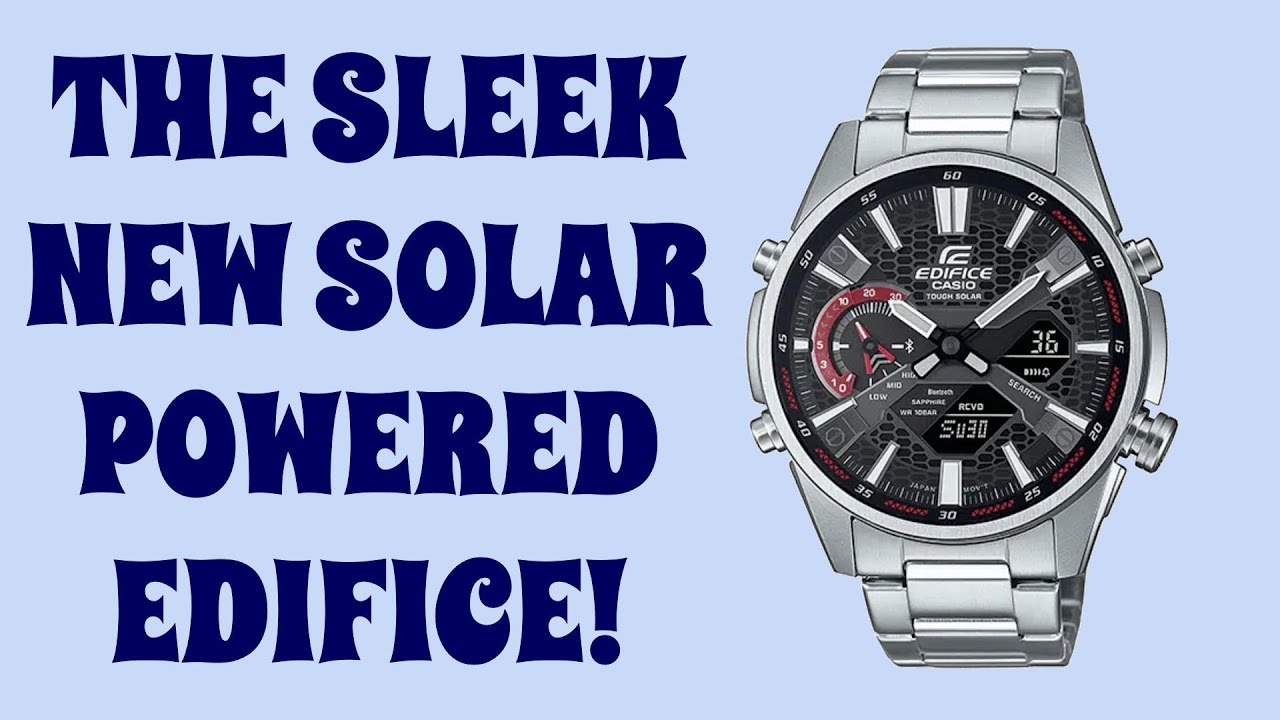 Casio Edifice ECB S100 Chronograph Watch -- REVIEW