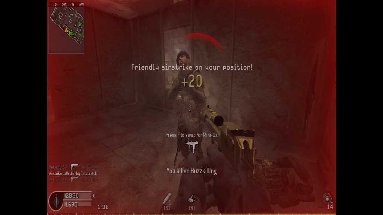 Call of Duty 4 MW (2007) | Multiplayer Team Deathmatch | Killhouse Map