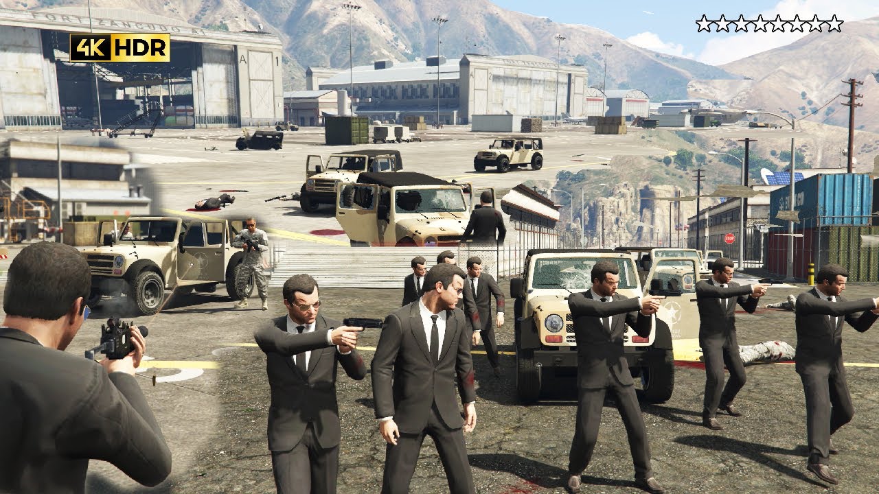 Indian Commandos Attack US Military Base in GTA 5 🔥 | Full-Scale War Begins!