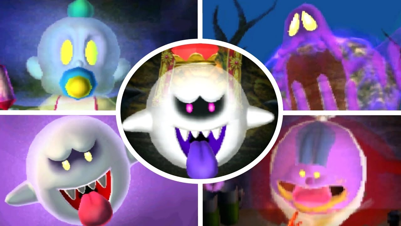 Luigi's Mansion 3DS - All Portrait Ghosts Bosses (No Damage)