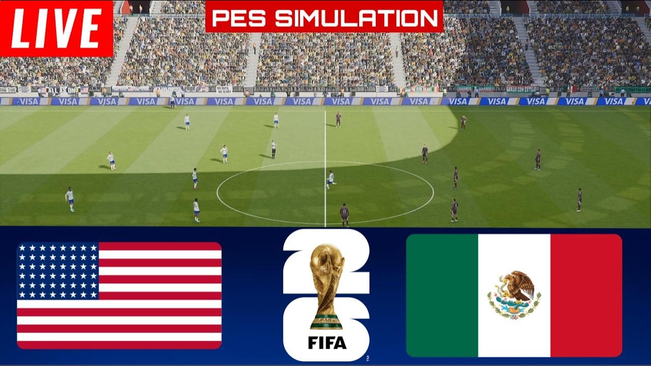 USA vs Mexico - FINAL FIFA WORLD CUP 2026 | Full Match | PES Simulation