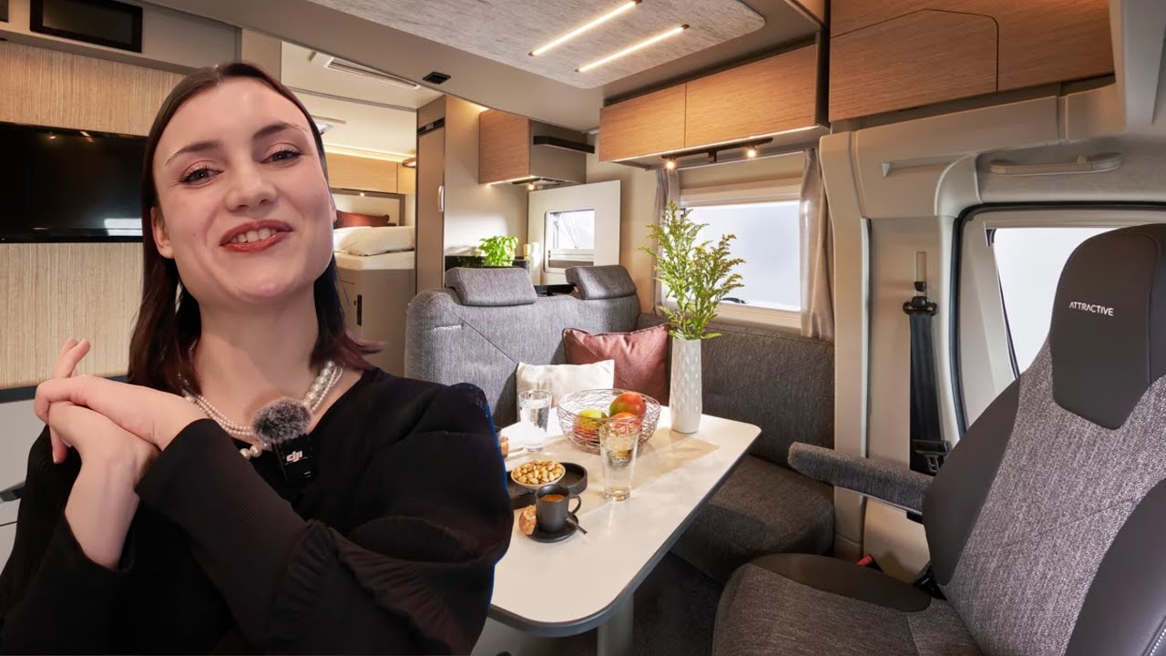 HOTEL DESiGN WOHNMOBILE 2025 Bürstner Campeo TD 660 mit RIESEN BADEZIMMER und SCHLAFZIMMER