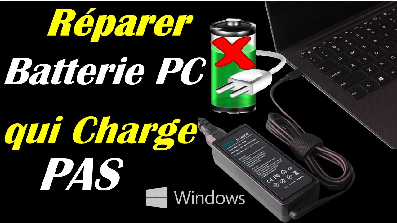 LA BATTERIE DE MON ORDINATEUR PORTABLE NE CHARGE PLUS