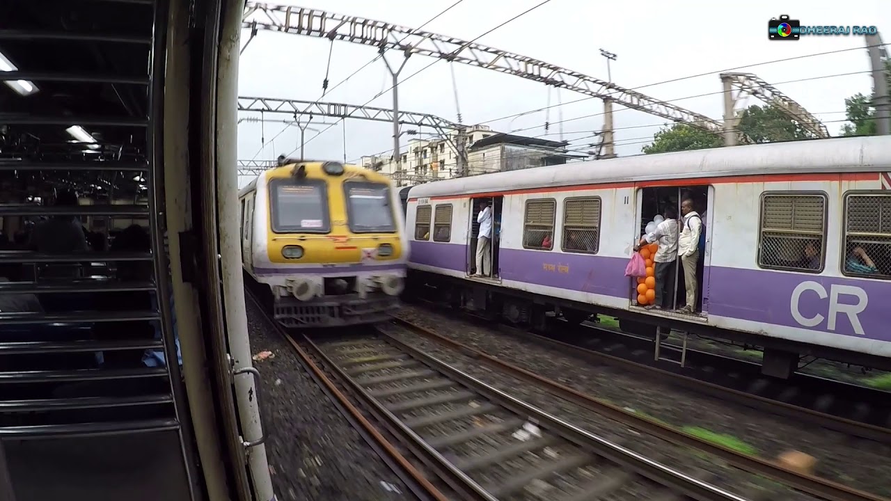 Kalyan Vs Karjat Local Trains Race Out of Mumbai
