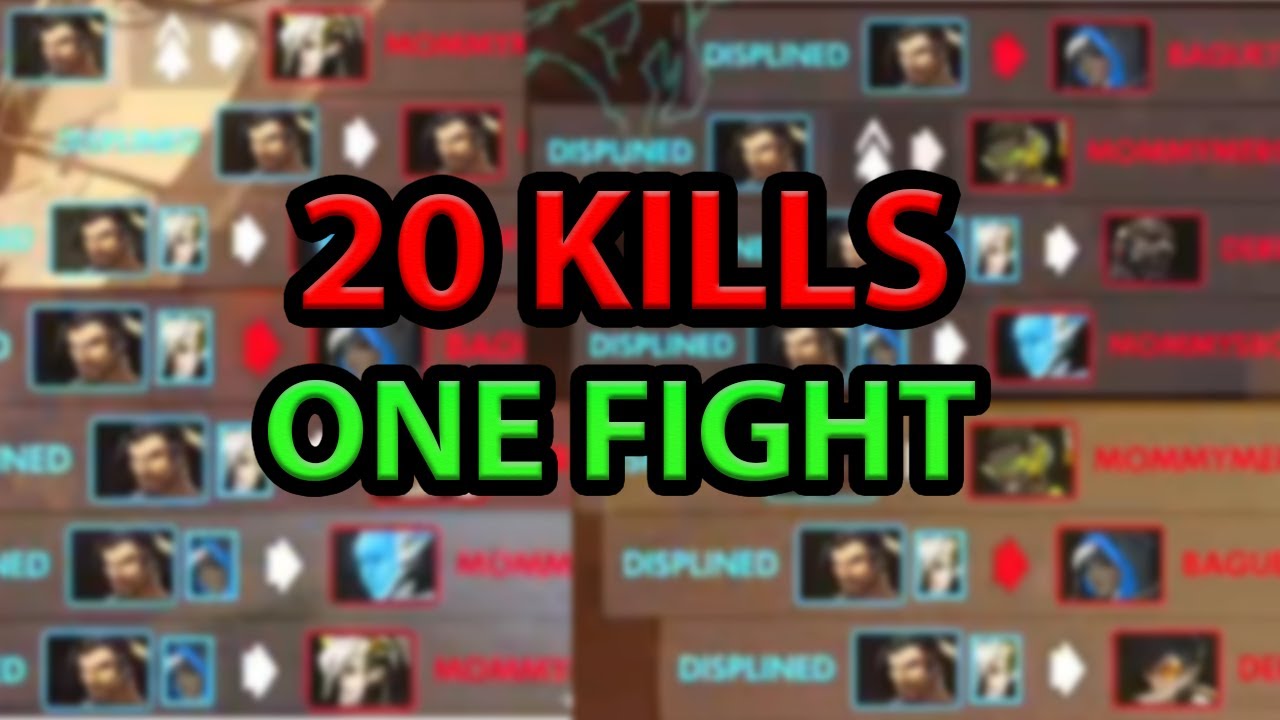 OVERWATCH WORLD RECORD? (20 kills in a row)