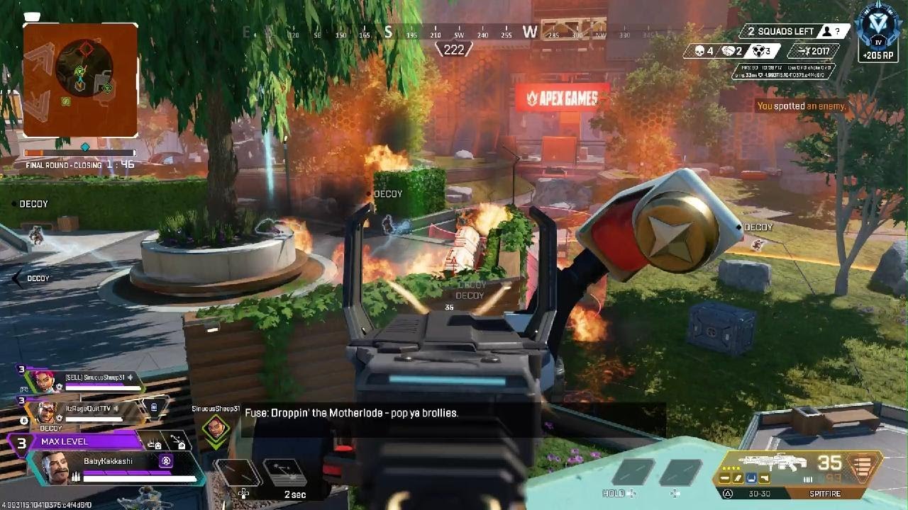 Playing Fuse in S27 Apex Legends