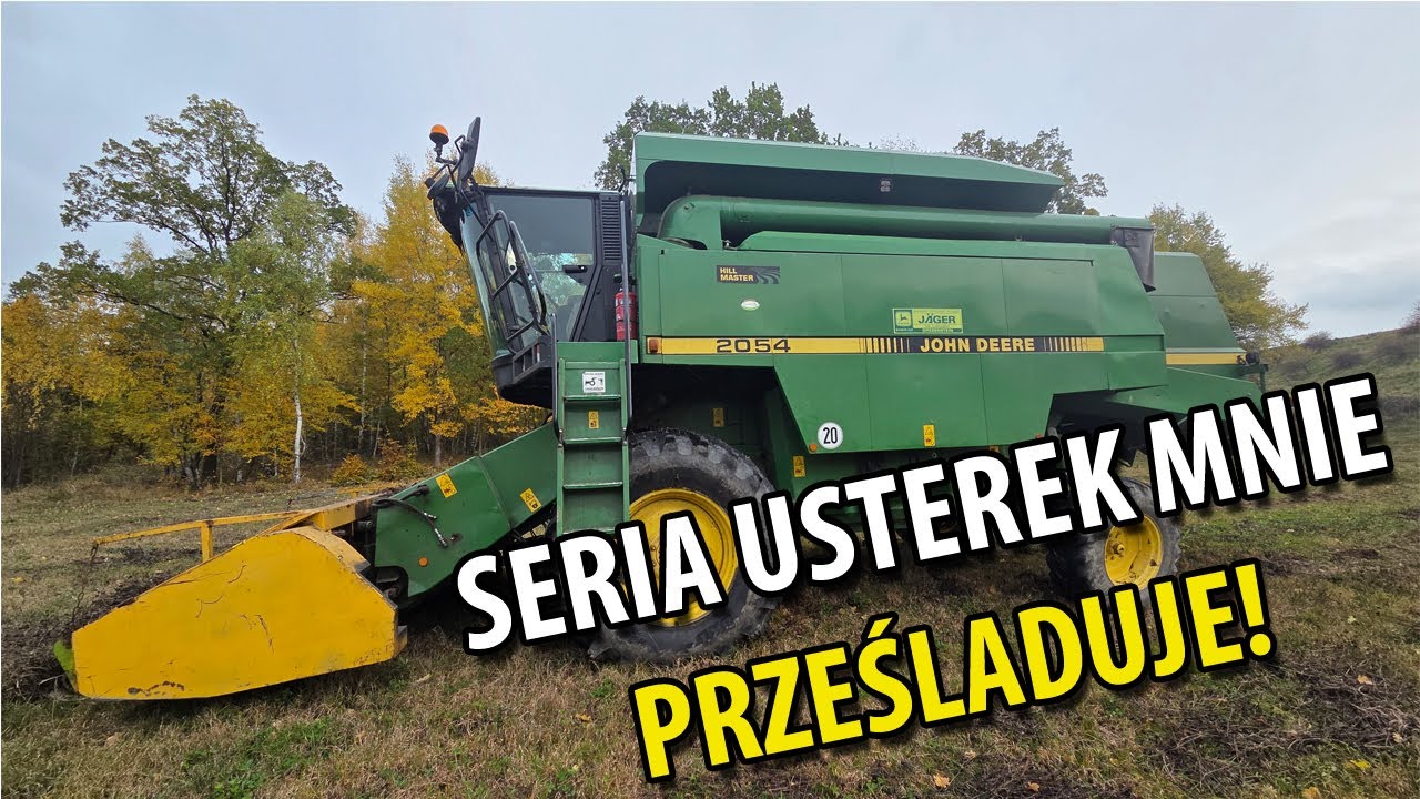 ŻNIWA 2025 - Seria dziwnych awarii! Pokosówka spisała się w koniczynie | udany zbiór gryki