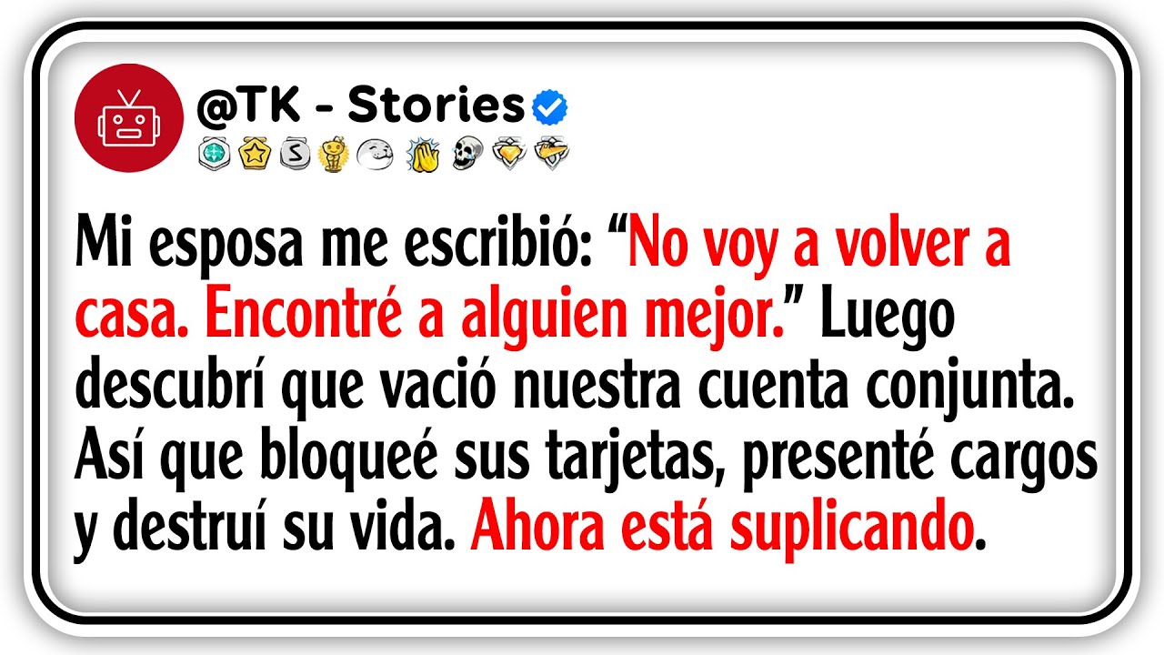 Mi esposa me escribió: “No voy a volver a casa. Encontré a alguien mejor.” Luego descubrí que...