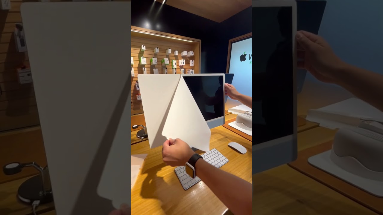 Unboxing iMac 24&rdquo; M3                        #imac #apple