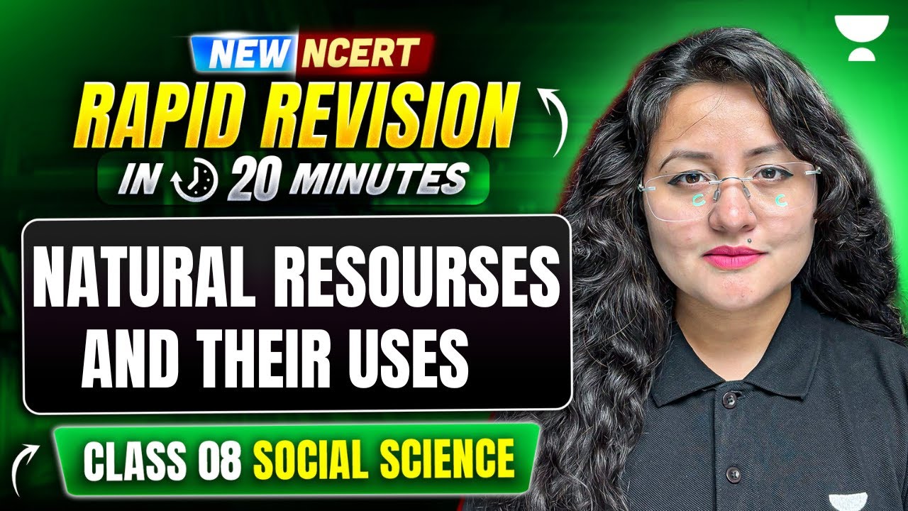 Natural Resources One Shot 🌿 | Class 8 SST New NCERT 2025 | Full Chapter by Komal Ma’am