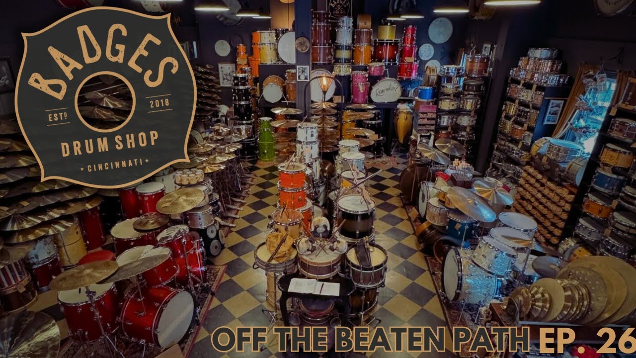 Badges Drum Shop // Off The Beaten Path EP. 26