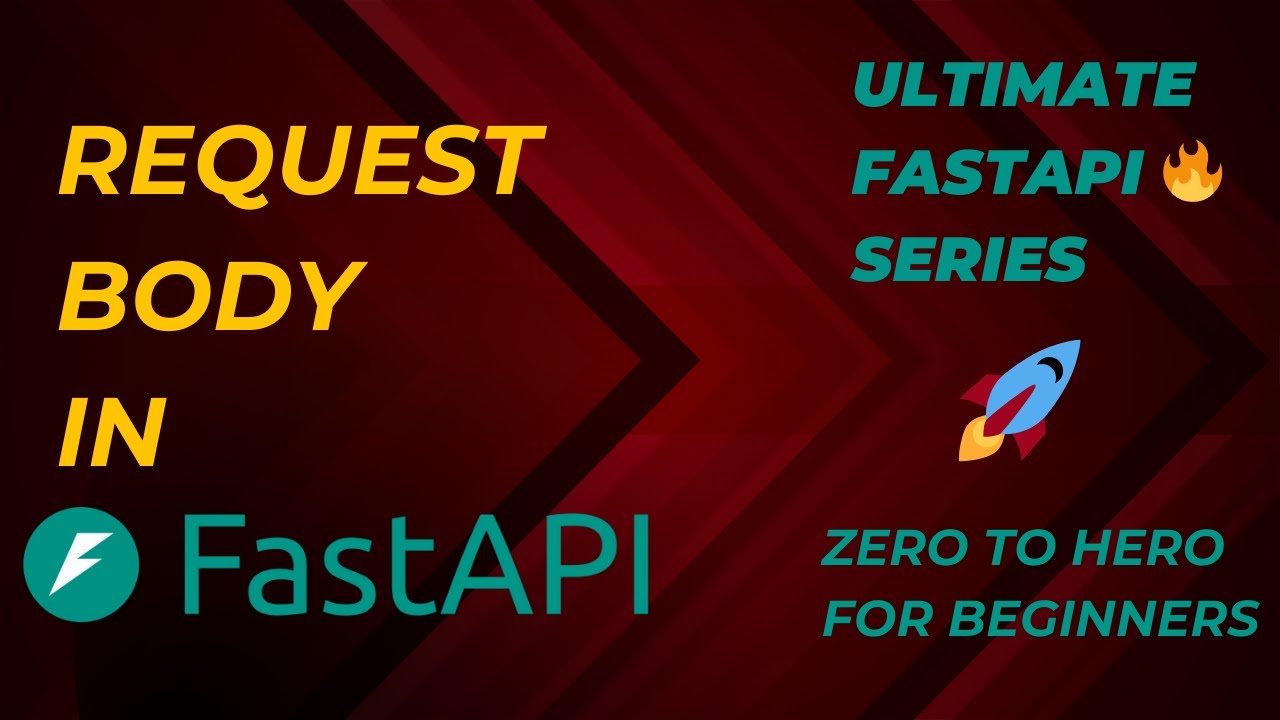 FastAPI | Request Body | Post Request | Ultimate FastAPI Series | Zero To Hero For Beginners