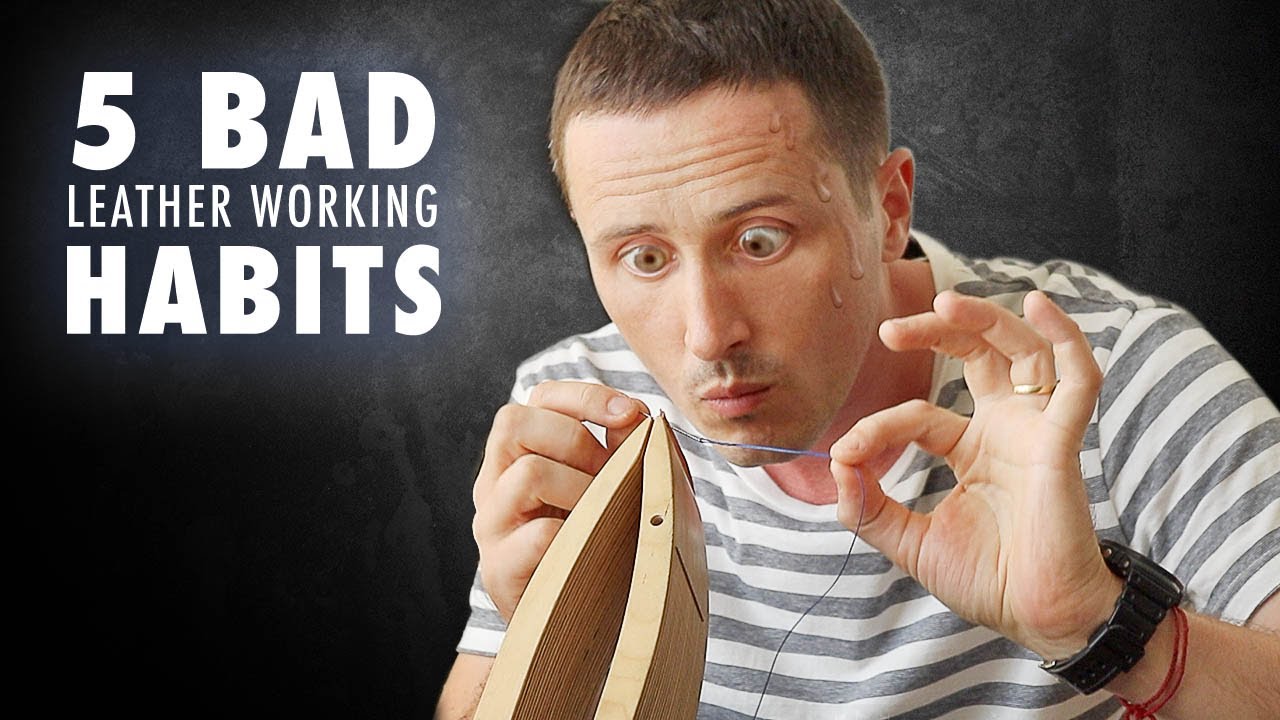 5 BAD Techniques and the solutions to replace them | Leather crafting tutorial