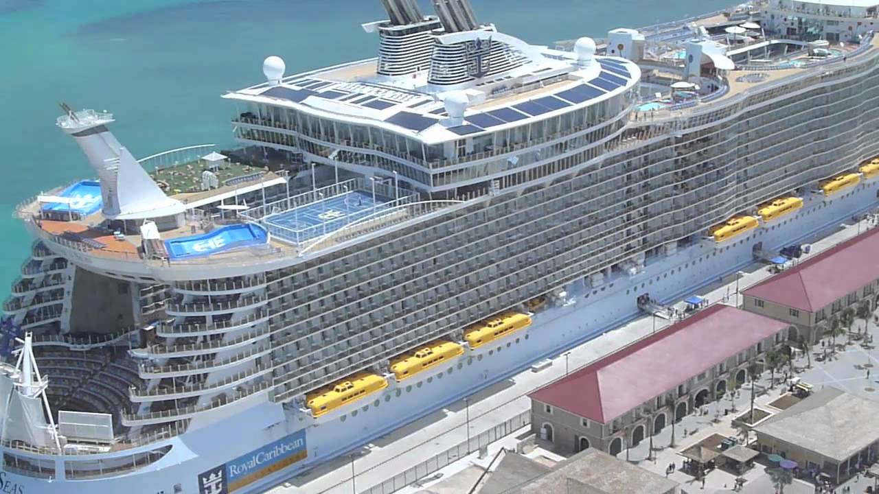 Allure of the Seas From The Air!