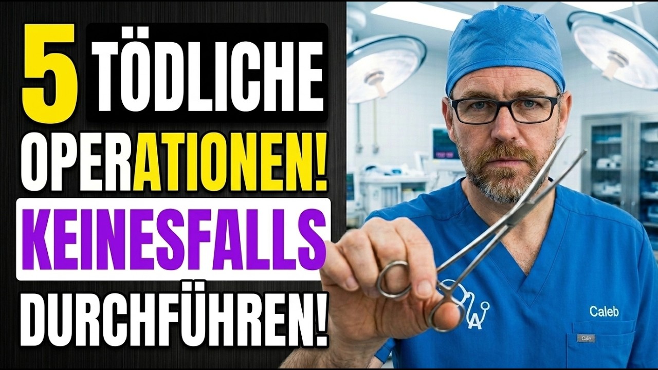 Stimme DEM Niemals Zu: 5 T&ouml;dliche Operationen f&uuml;r Senioren