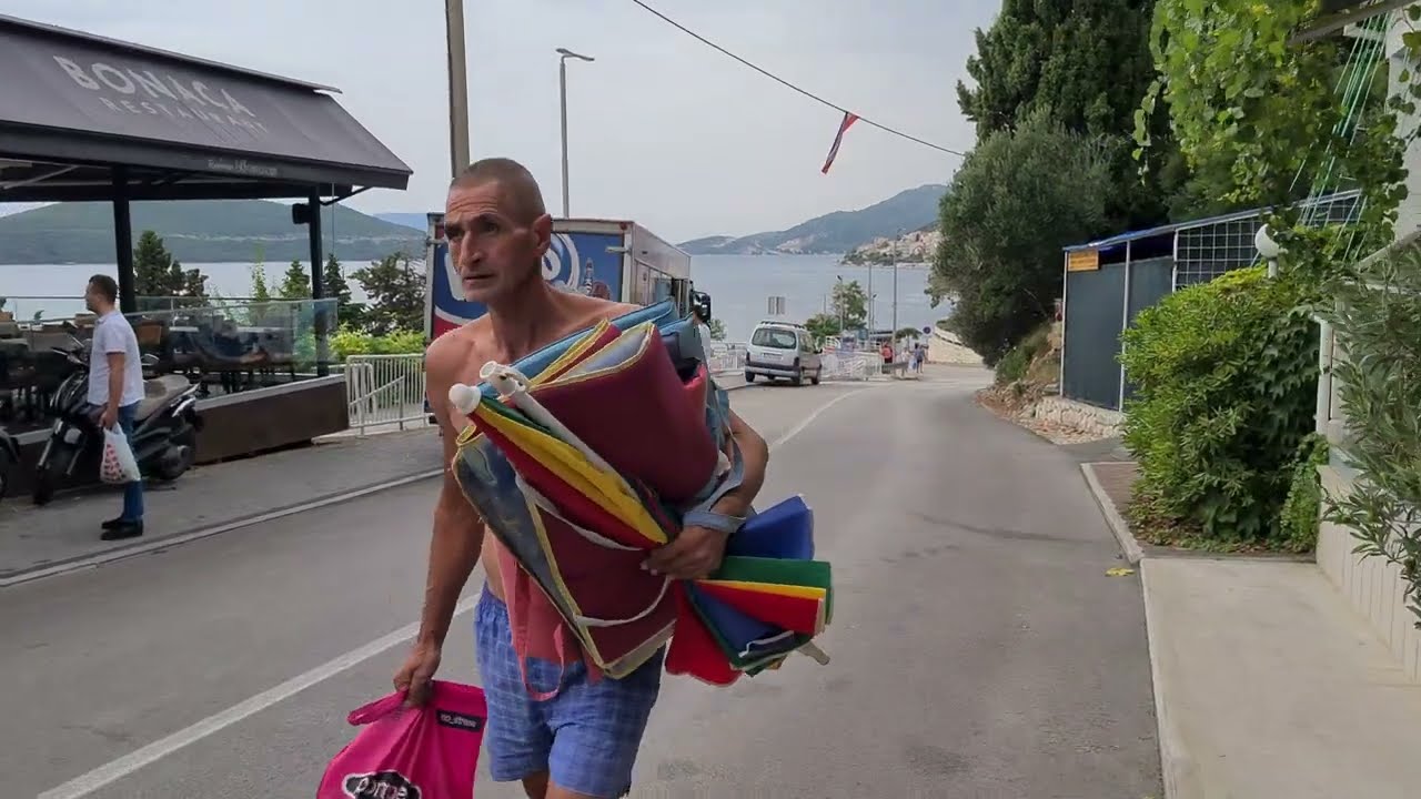 Neum Walk 2022 | - šetnja po obali Neuma, plaže, šetalište | 4k walking tour BIH