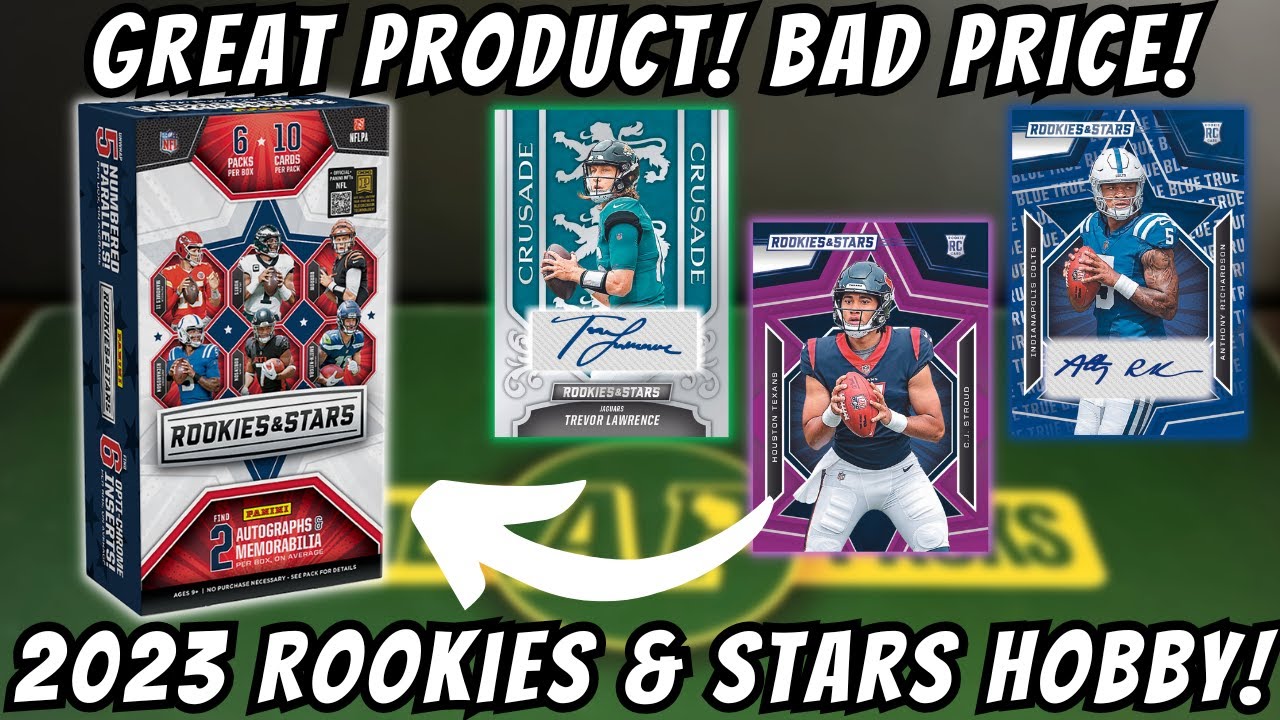 FUN PRODUCT! BAD PRICE! 2023 Panini Rookies & Stars Hobby Box Review!