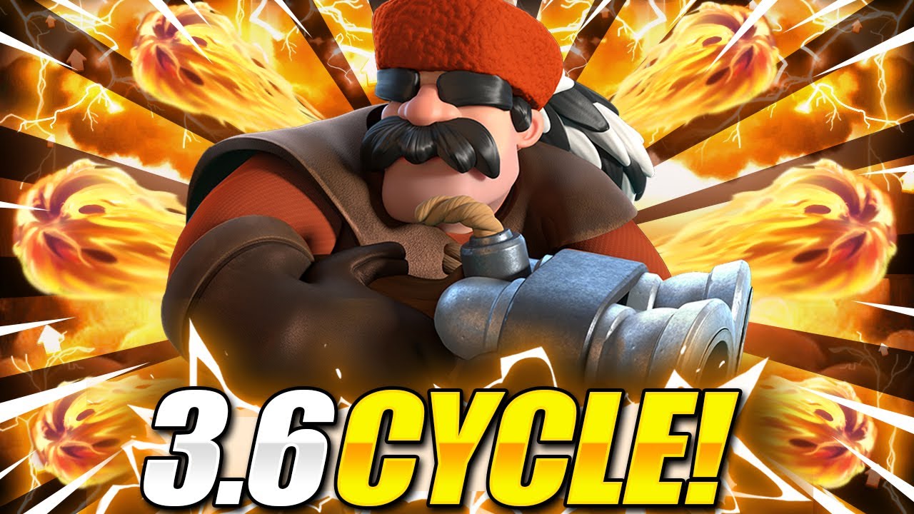 #1 HYPER AGGRESSIVE DECK!! BRAND NEW 3.6 CYCLE IN CLASH ROYALE!!