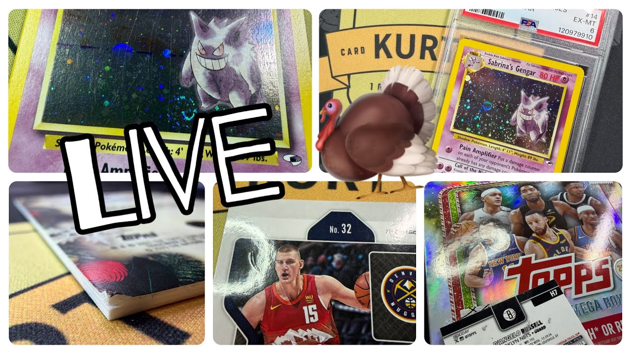 Wednesday Night Live: Sabrina’s Gengar, Sparkly Topps, Corner repair, Prizm fingernail mark removal