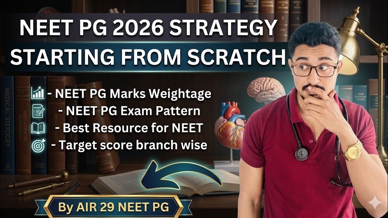 NEET PG 2026 Strategy Starting from Scratch| How to Crack NEET PG 2026| #neetpg2026 #neetpg 