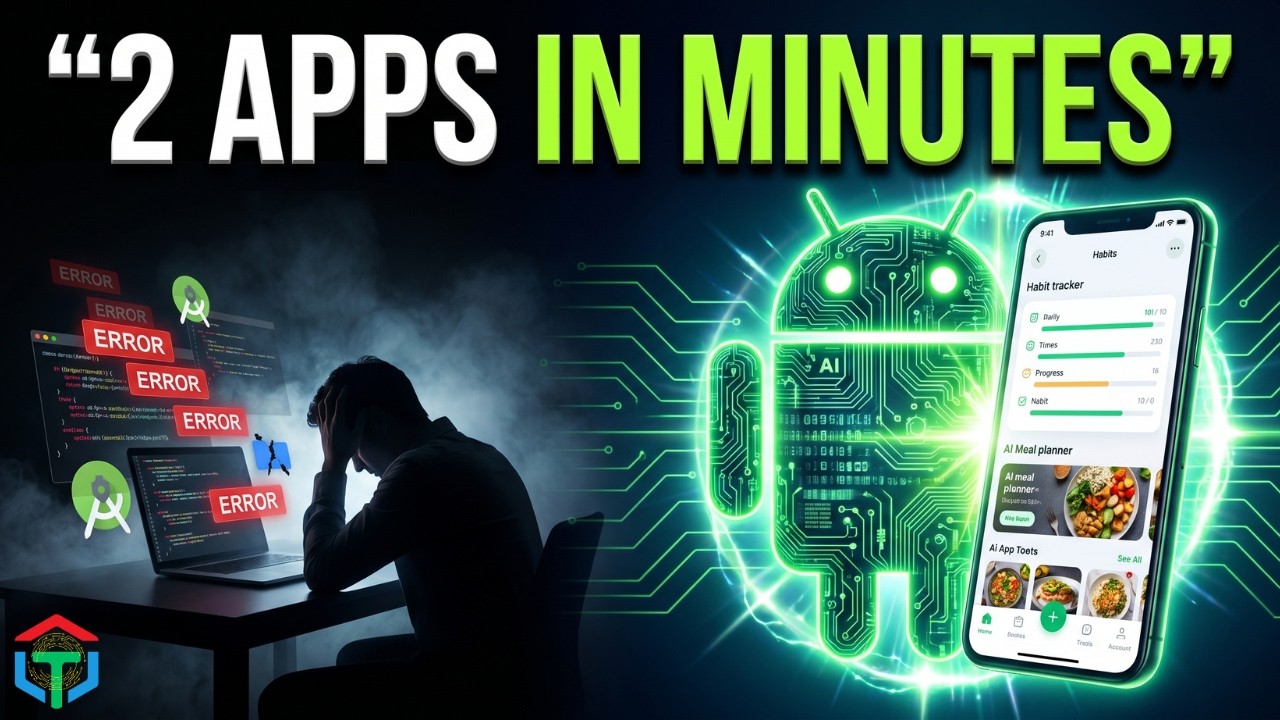 Создайте 2 реальных Android-приложения с помощью ИИ за считанные минуты (бесплатно и без программ...